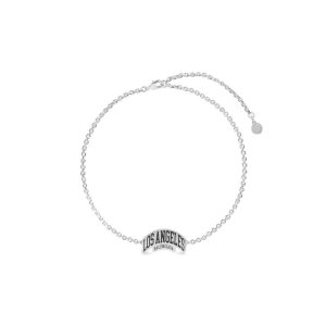 Šperky Balenciaga Cities Los Angeles Necklace Panske Strieborne | 783-IEPJSZ